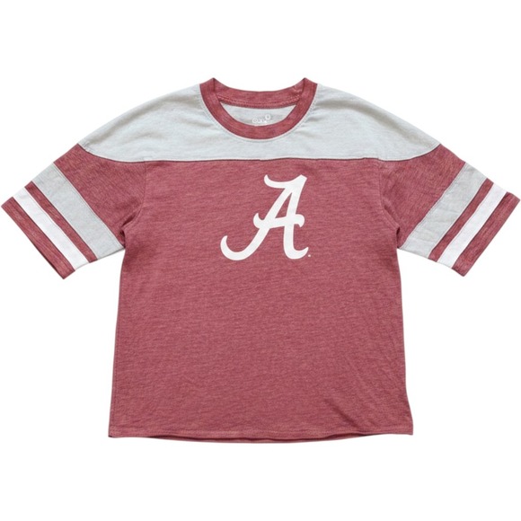 Gen2 Other - Gen2 Alabama Crimson Tide Girls Jersey‎ T-Shirt Crimson Gray Size L 14 NWT
